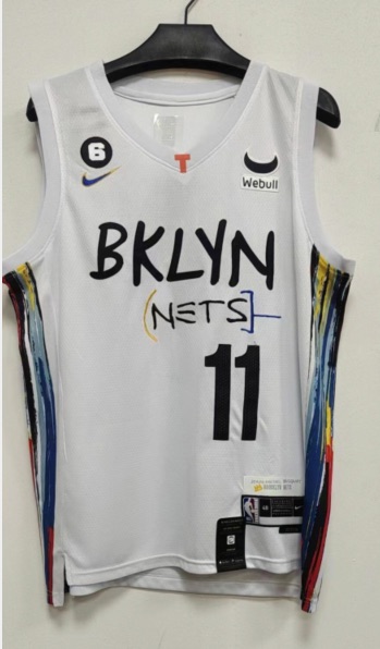 NBA Brooklyn Nets #11 Irving white new Jersey