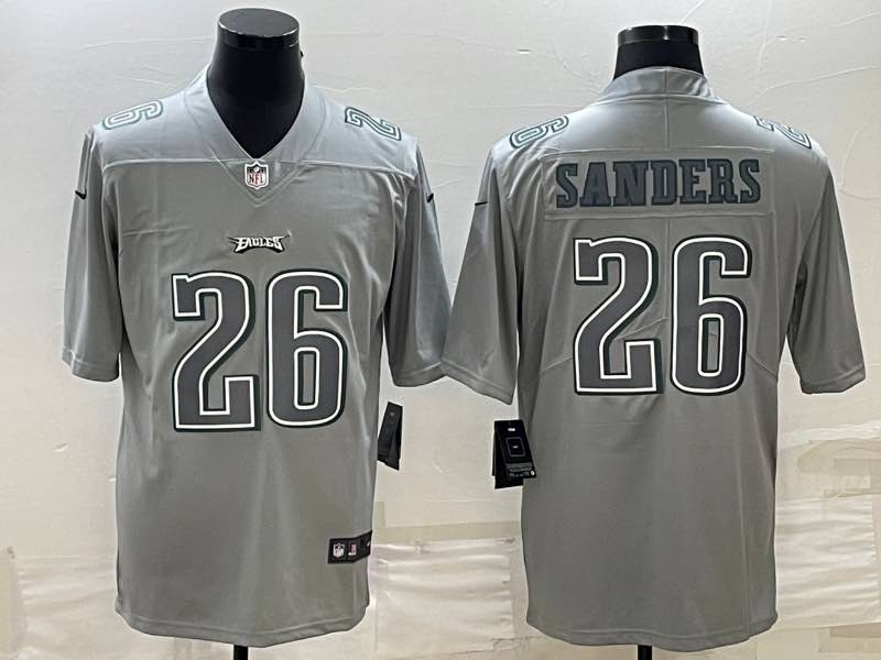 NFL Philadelphia Eagles #26 Sanders Grey Vapor Limited Jersey