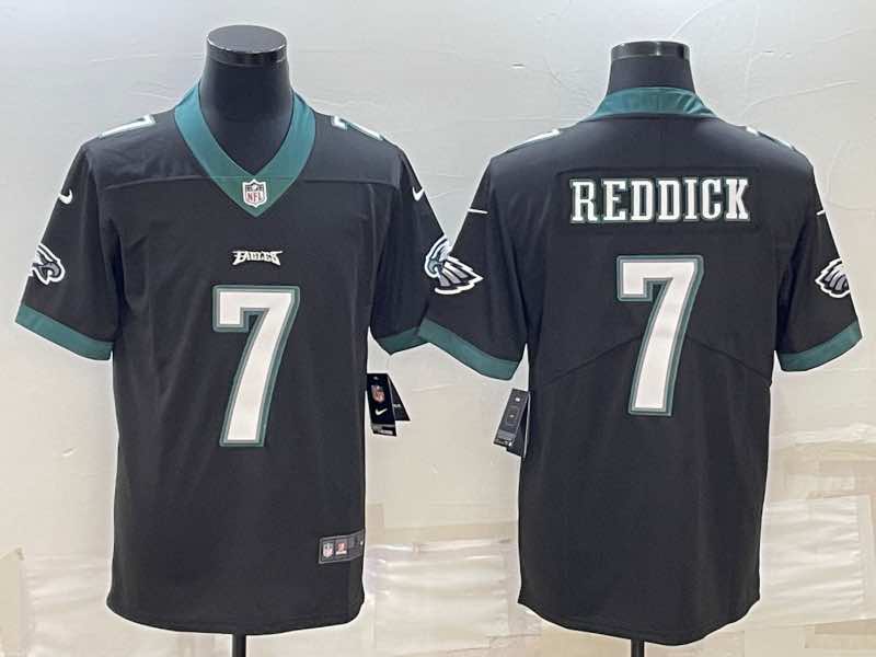 NFL Philadelphia Eagles #7 Reddick Black Vapor Limited Jersey