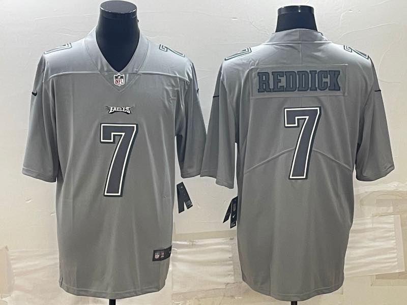 NFL Philadelphia Eagles #7 Reddick Grey Vapor Limited Jersey
