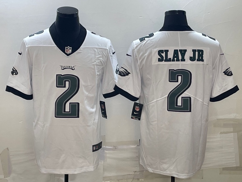NFL Philadelphia Eagles #2 Slay JR white Vapor Limited Jersey