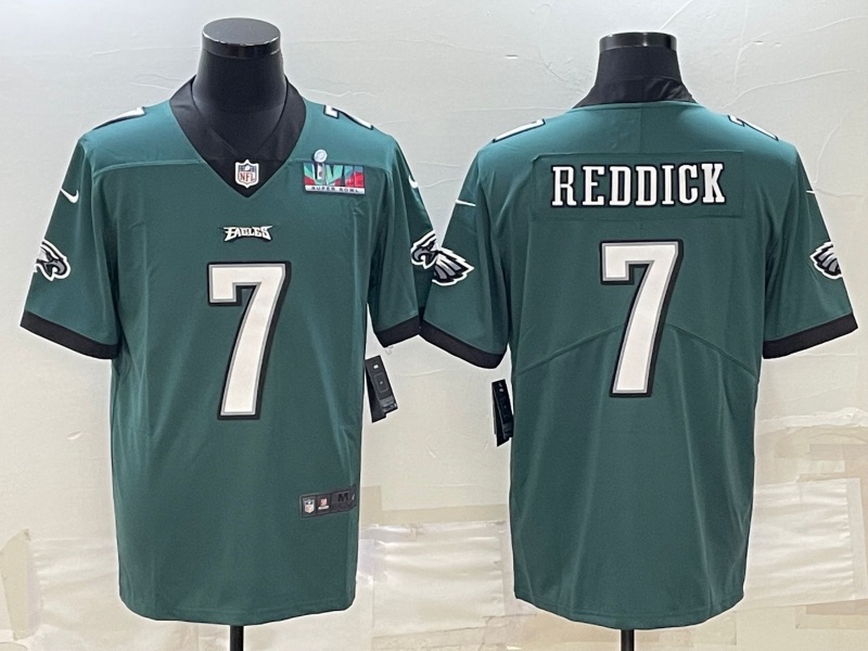 NFL Philadelphia Eagles #7 Reddick Green Vapor Limited  Superbowl Jersey