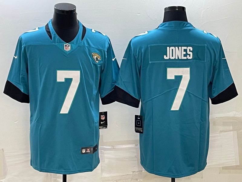 NFL Jacksonville Jaguars #7 Jones Blue Vapor Limited Jersey