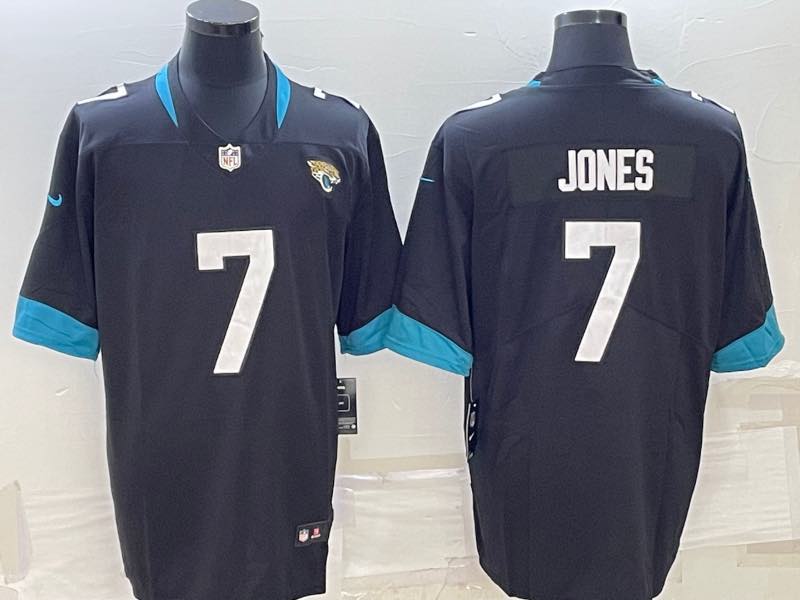 NFL Jacksonville Jaguars #7 Jones Black Vapor Limited Jersey