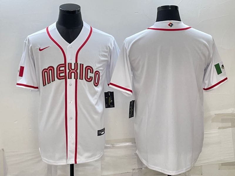 MLB Mexico White World Cup Jersey