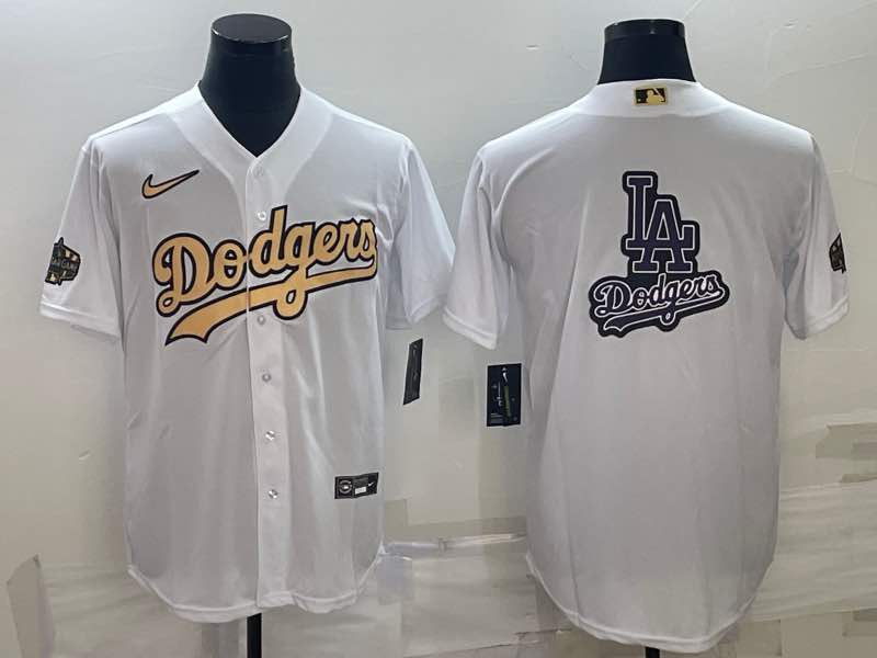 MLB Los Angels Dodgers white Color Baseball Jersey