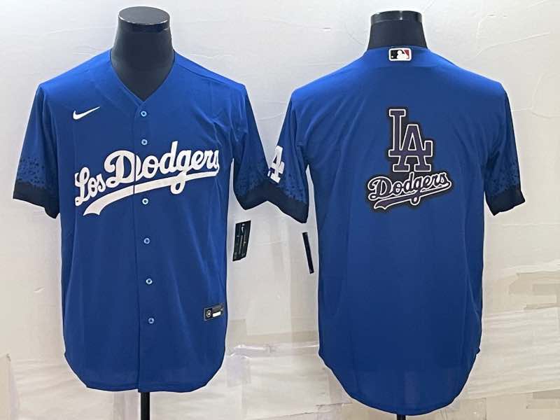 MLB Los Angels Dodgers Blue Color Baseball Jersey