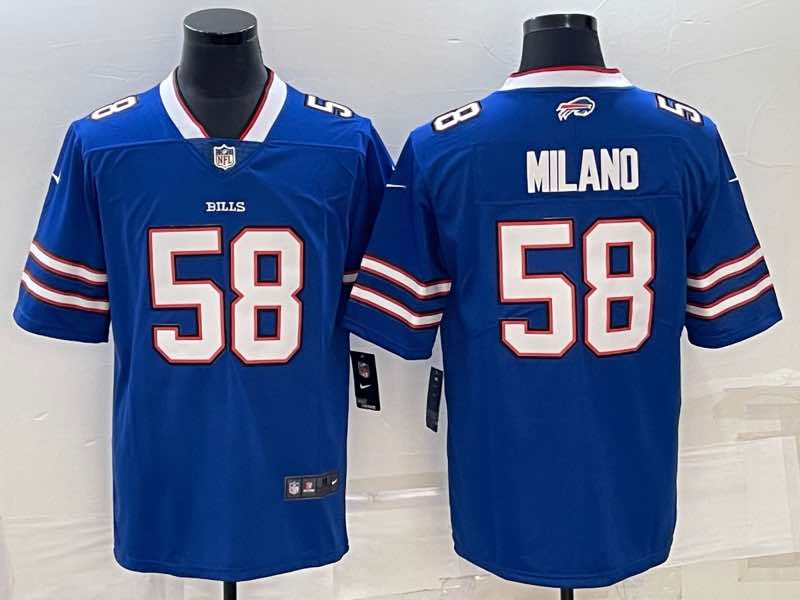 NFL Buffalo Bills #58 Milano Blue Vapor Limited Jersey