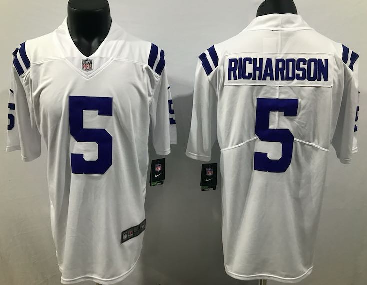 NFL Indianapolis Colts #5 Richardson White Vapor Limited Jersey