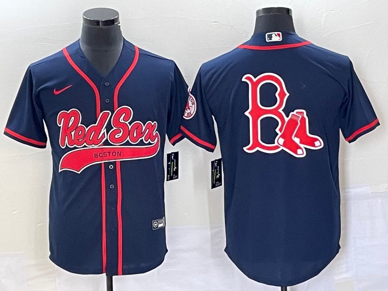 MLB Boston Red Sox Joint-designed Blue Jersey
