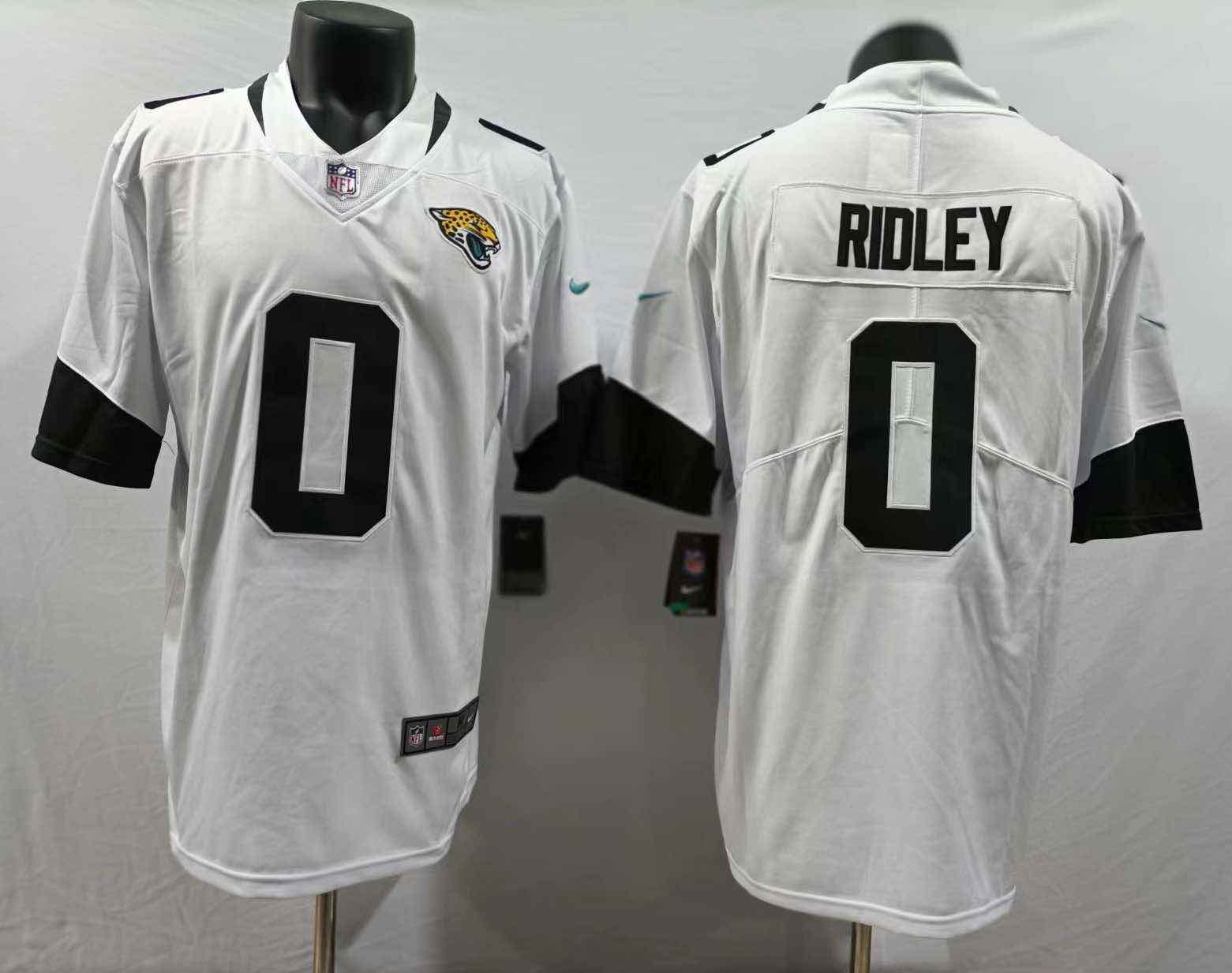 NFL Jacksonville Jaguars #0 Ridley White Vapor Limited Jersey