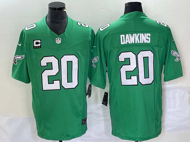 NFL Philadelphia Eagles #20 Dawkins Green NEW Jersey 