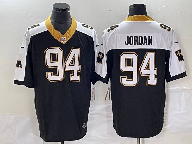 New Orleans Saints #94 Jordan Black Jersey