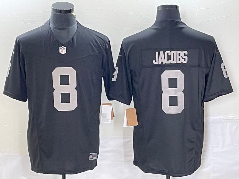 NFL Oakland Raiders #8 Jacobs Limited Jersey 