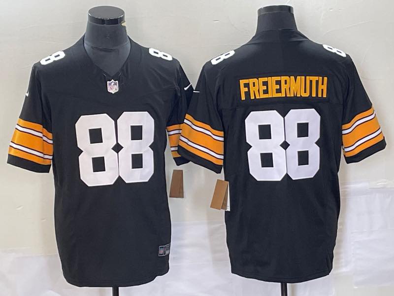 NFL Pittsburgh steelers #88 Freiermuth Black New Limited Jersey