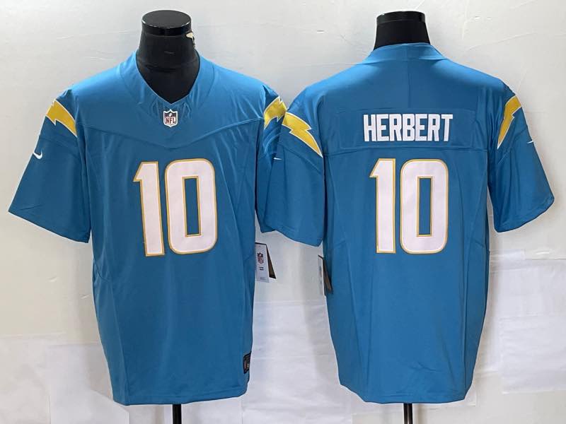 NFL San Diego chargers #10 Herbert Limited L.Blue Jersey