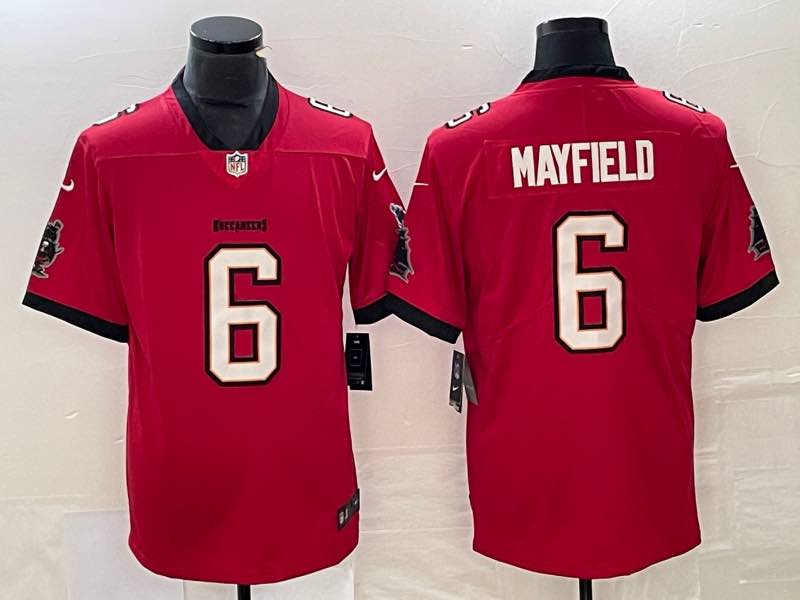 NFL Tampa Bay Buccaneers #6 Mayfield Red New Jersey