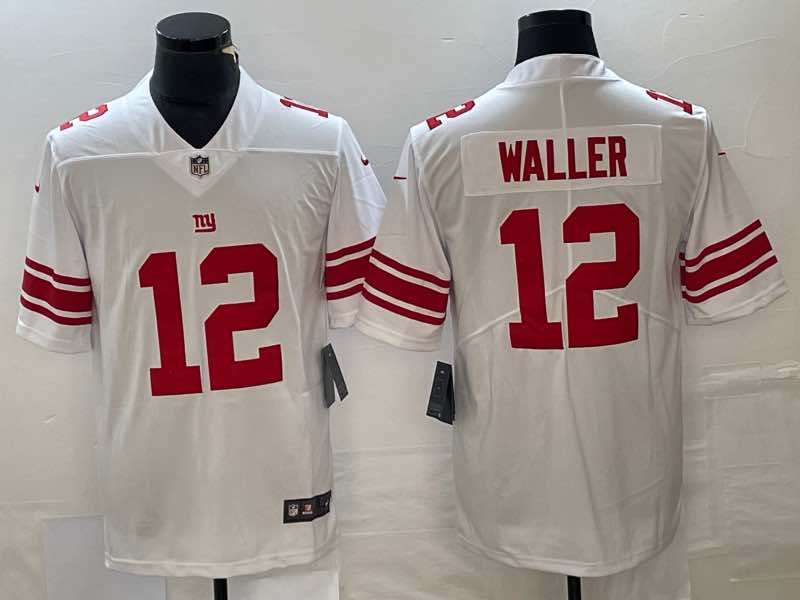 NFL New York Giants #12 Waller White Jersey