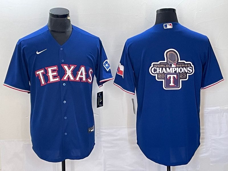 MLB Texas Rangers blank Blue game champions Jersey
