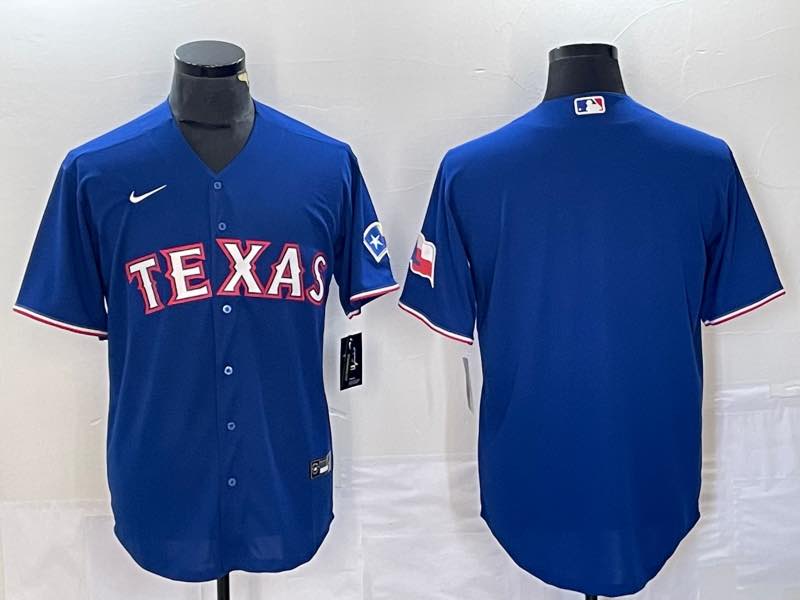 MLB Texas Rangers blank Blue game Jersey