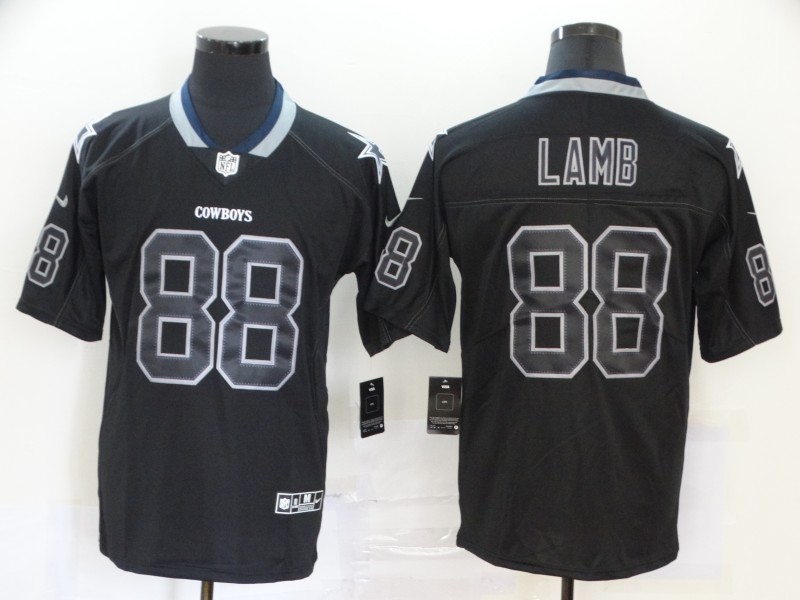 Nike Dallas Cowboys #88 Lamb Black Shadow Legand Limited Jersey