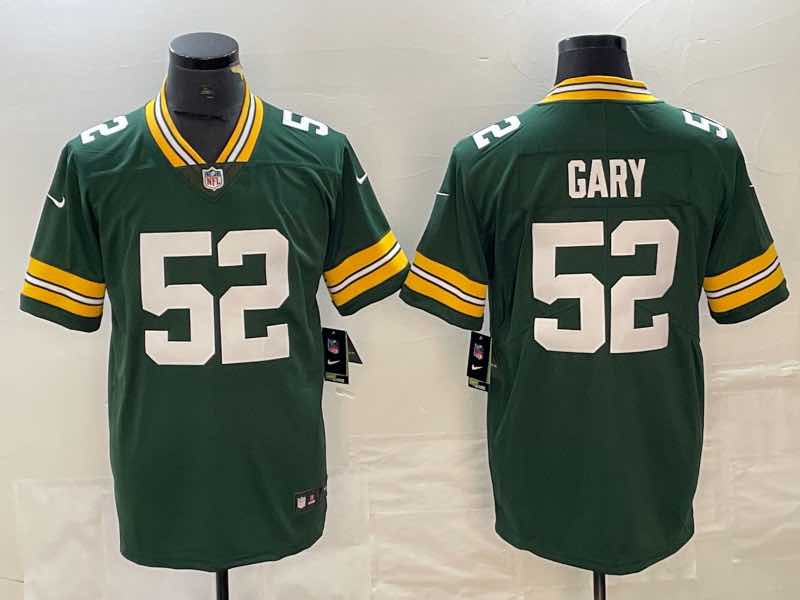 NFL Green Bay Packers #52 Gary Vapor Limited Green Jersey