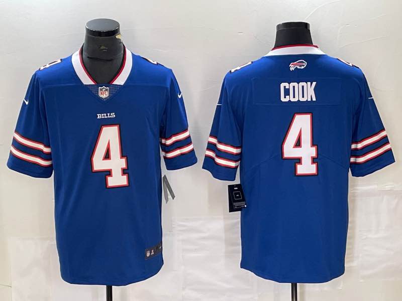 NFL Buffalo Bills #4 Cook Blue Vapor Limited Jersey
