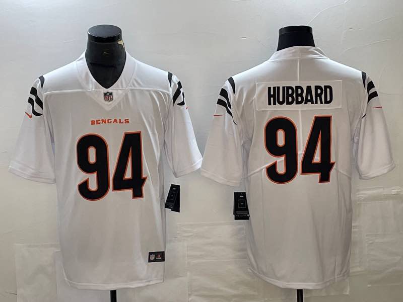 NFL Cincinnati Bengals #94 Hubbard White Color Rush Jersey