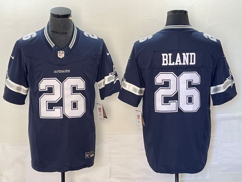 NFL Dallas Cowboys ##26 Bland Blue Vapor Limited Jersey 