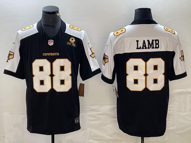 NFL Dallas Cowboys #88 Lamb Black Limited Jersey
