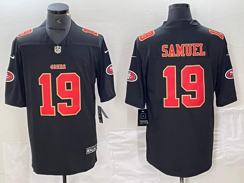NFL San Francisco 49ers #19 Samuel Black Throwback New Jersey
