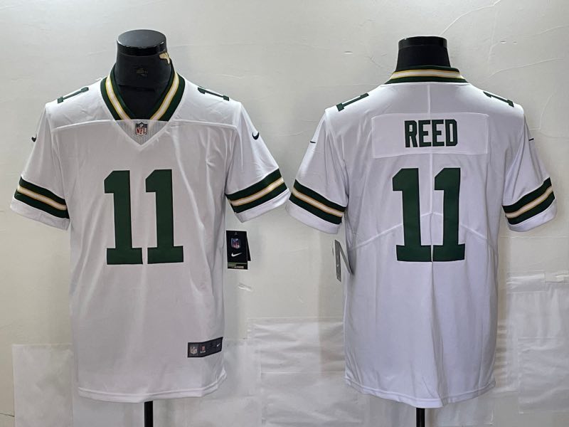 NFL Green Bay Packers #11 Reed Vapor Limited White Jersey