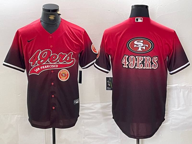 NFL San Francisco 49ers Combination Red Jersey