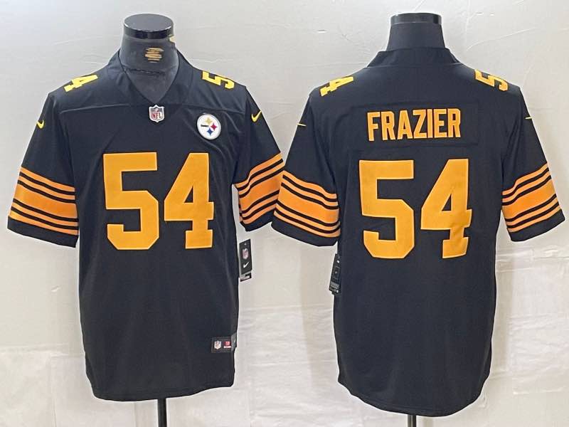 NFL Pittsburgh Steelers #54 Frazier Black new Jersey