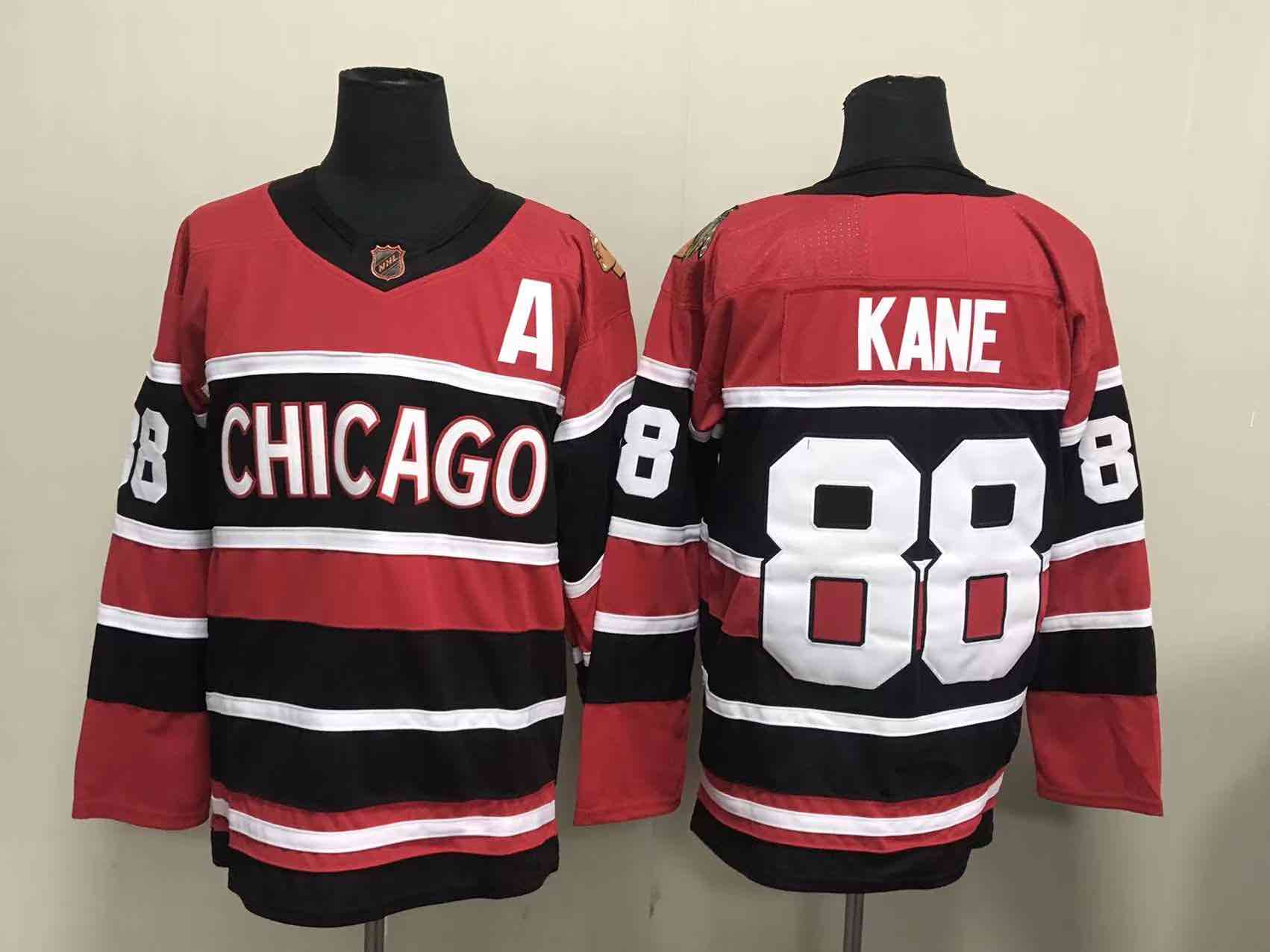 Adidas Chicago Blackhawks #88 Kane Red Jersey