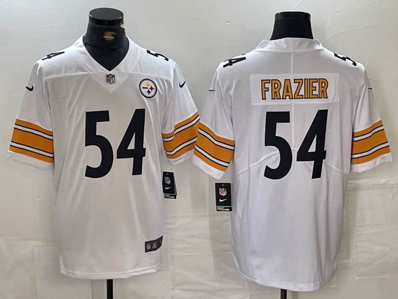 NFL Pittsburgh Steelers #54 Frazier White Vapor Limited Jersey