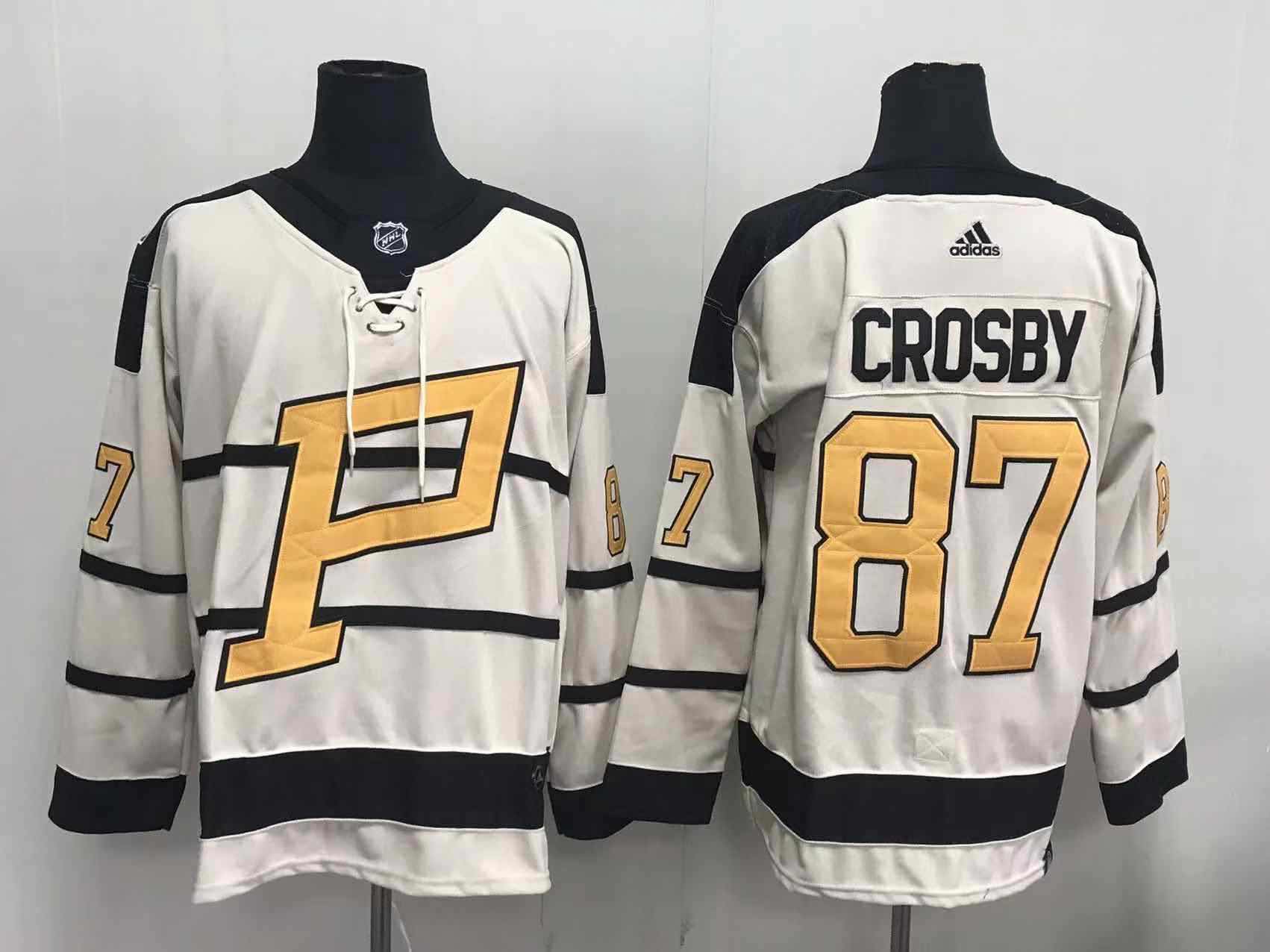 Adidas NHL Pittsburgh Penguins #87 Crosby White Jersey