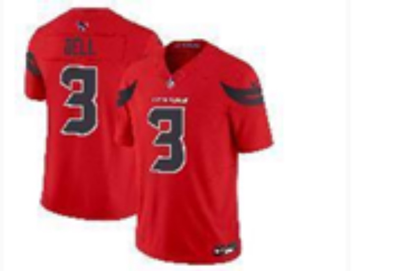 NFL Houston Texans #3 Dell Red Limited Jersey