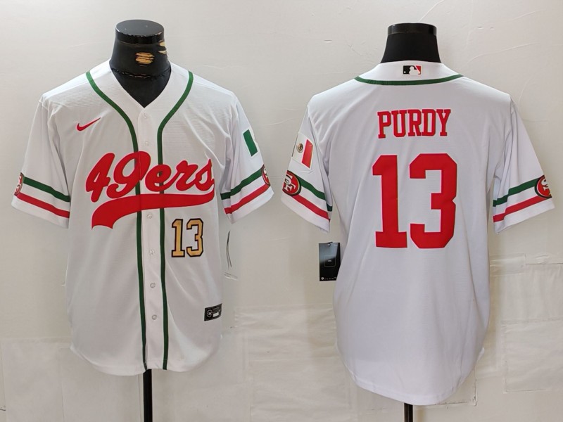 NFL San Francisco 49ers #13 Purdy White Combination Jersey