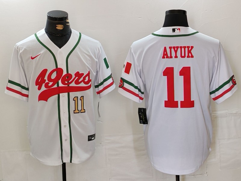 NFL San Francisco 49ers #11 Aiyuk White Combination Jersey