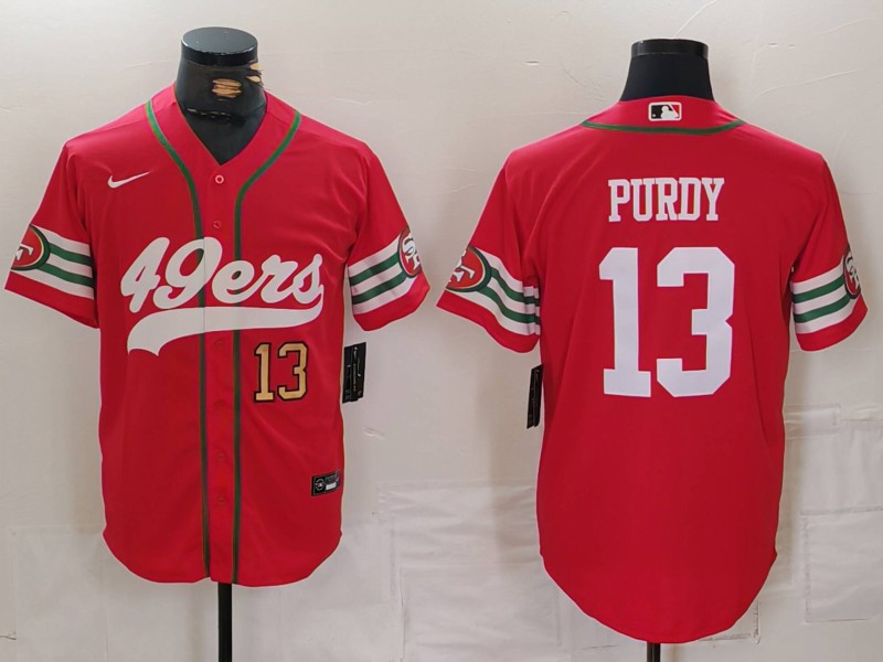 NFL San Francisco 49ers #13 Purdy Combination redJersey