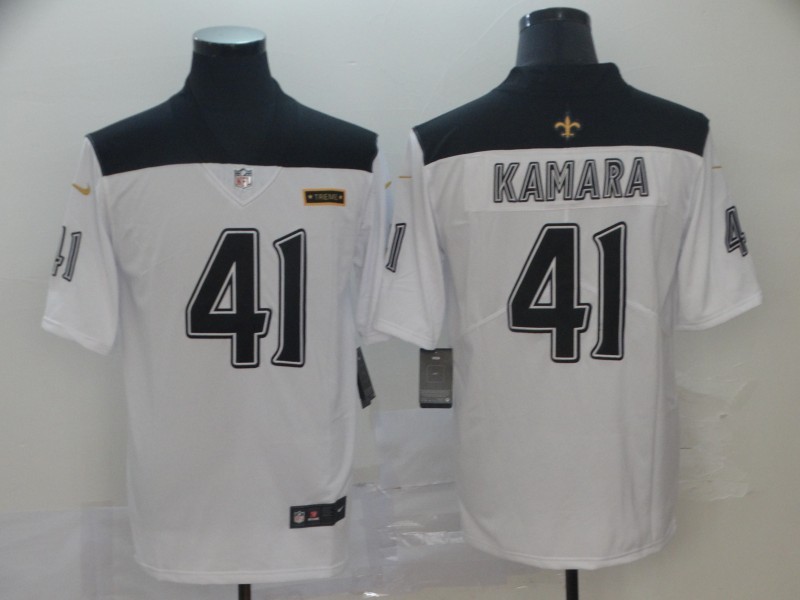 NFL New Orleans saints #41 Kamara White Limited Jersey