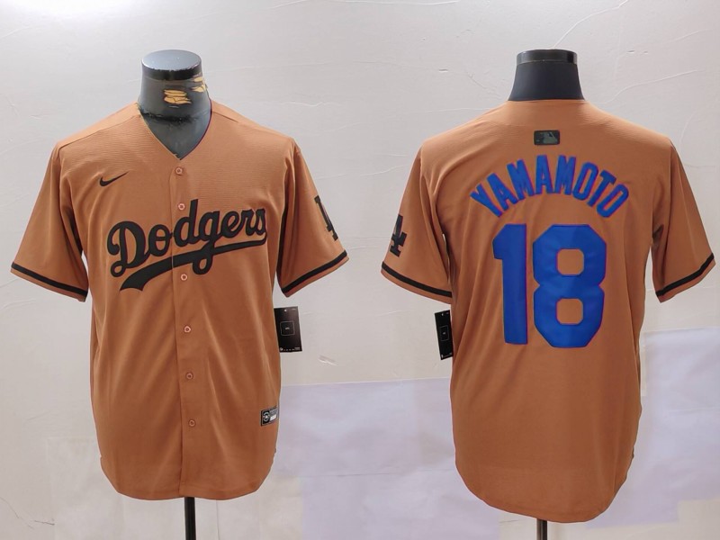 MLB Los Angeles Dodgers #18 Yamamotd Joint-design Jersey