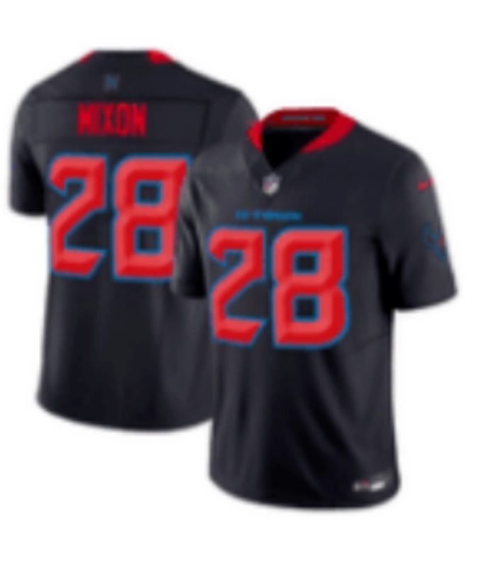 NFL Houston Texans #28 Mixon blue Limited Jersey