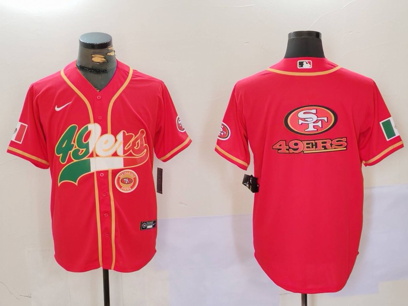 NFL San Francisco 49ers Red Joint-design  Jersey