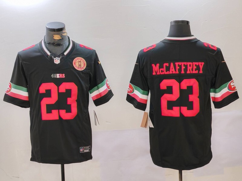 NFL San Francisco 49ers #23 McCaffrey Black new Jersey