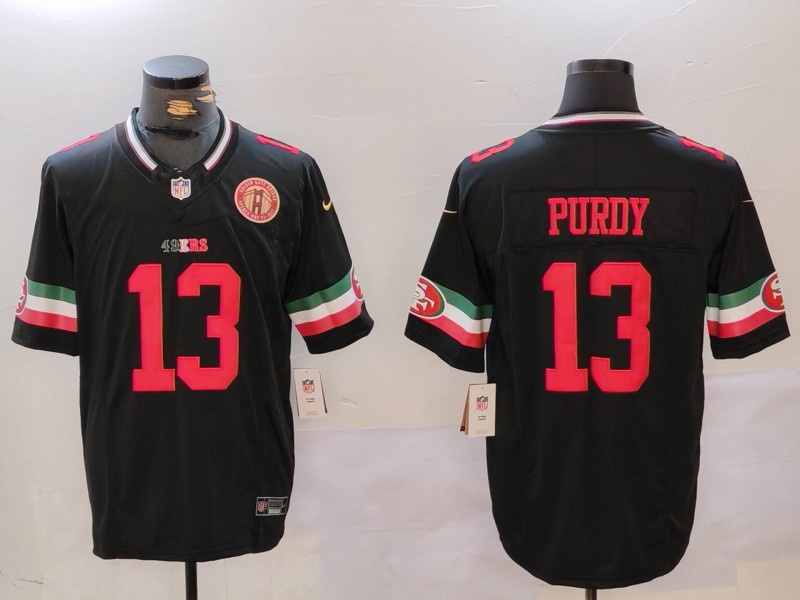 NFL San Francisco 49ers #13 Purdy Black new Jersey