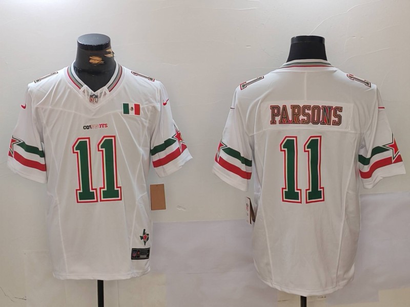 NFL Dallas Cowboys #11 Parsons white Limited Jersey