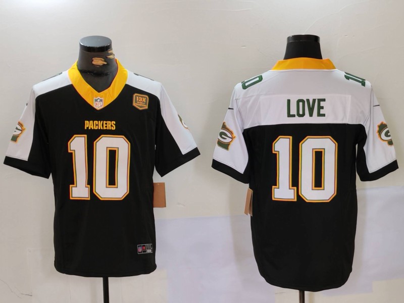 NFLGreen Bay Packers #10 Love Thanksgiving Limited Jersey