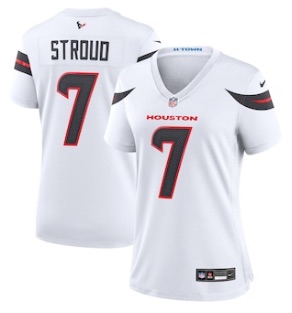 Womens NFL Houston Texans #7 Stroud White New Limited Jersey